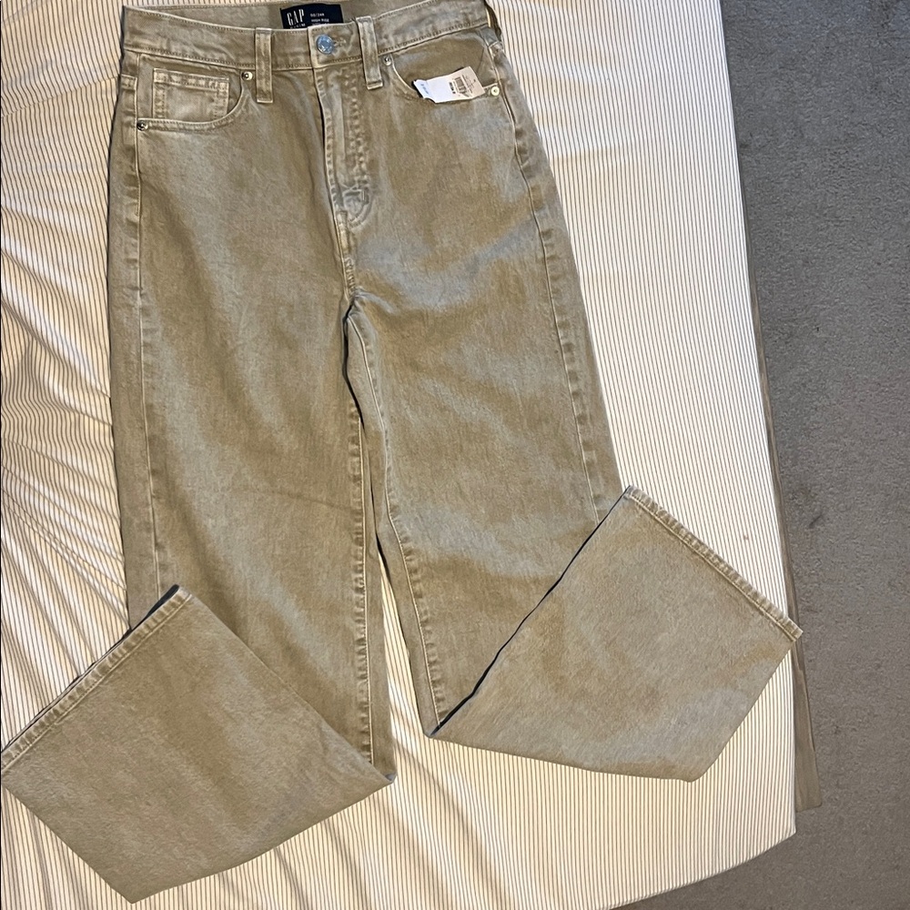 Gap High Rise Wide Leg  Jeans in Aspen size 24 NWT
